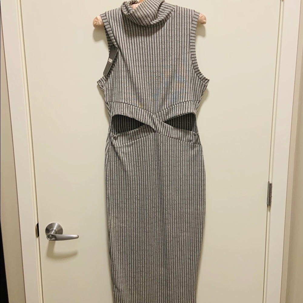 Missguided Brand New Bodycon Midi Cutouts